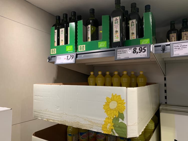 オイル売り場 @ Lidl